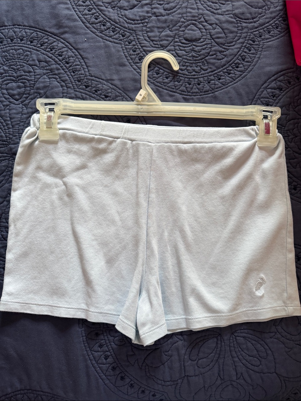 The Beaufort Bonnet Company Light Blue Girl’s Cotton Lounge Shorts
